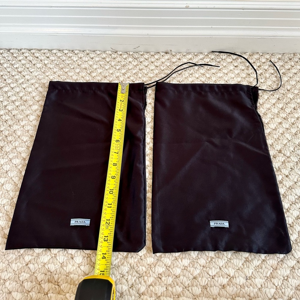Two Prada Dust Bags